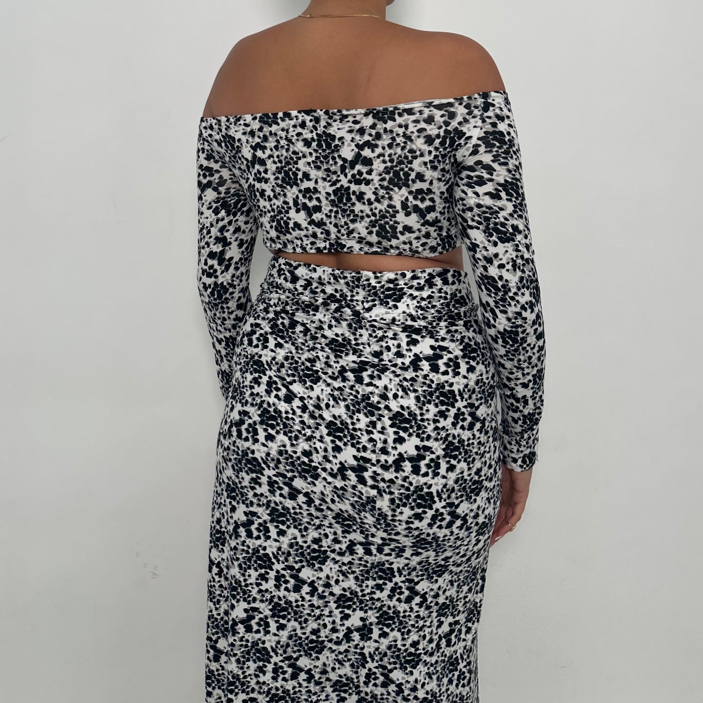 SPOTTED SKIRT